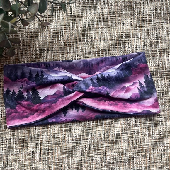 Radiant Wear Accessories - Purple Mountains Headband